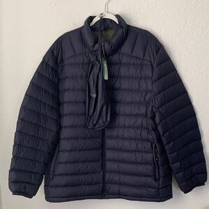 NWT Solaris Outerwear Big Men's Navy Puffer Jacket Size 2XB